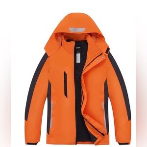 Men's Performance Orange and Black Jacket